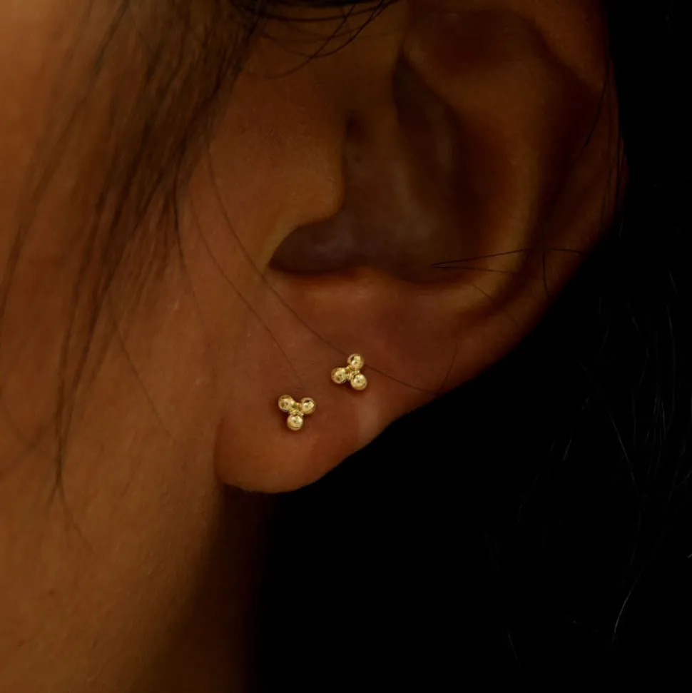 Ball Trio Earring