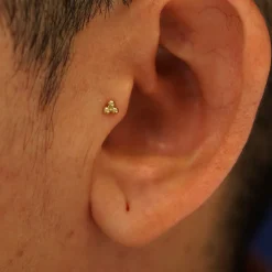 Ball Trio Flatback Piercing