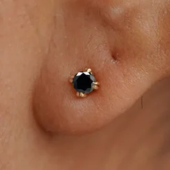 Black Diamond Earring