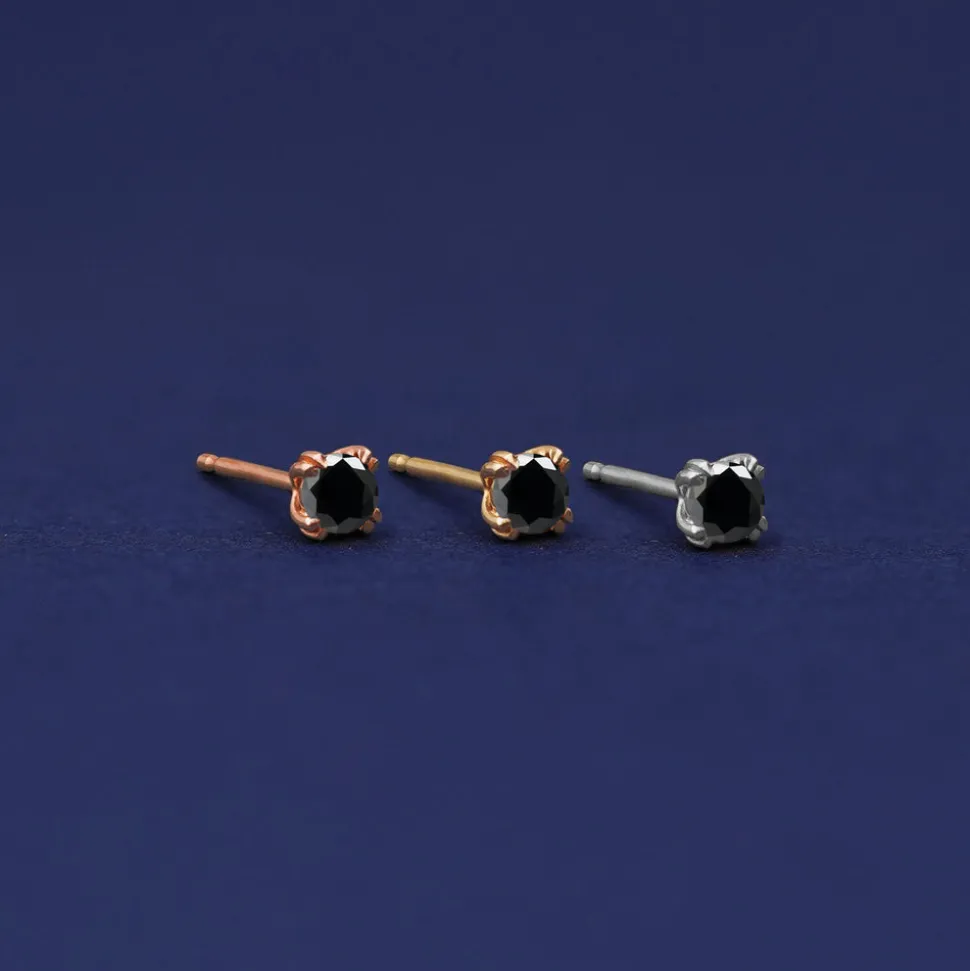 Black Diamond Earring