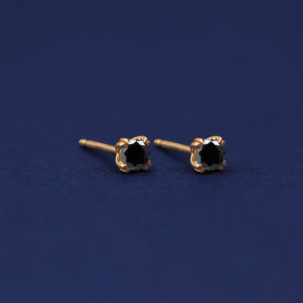 Black Diamond Earring