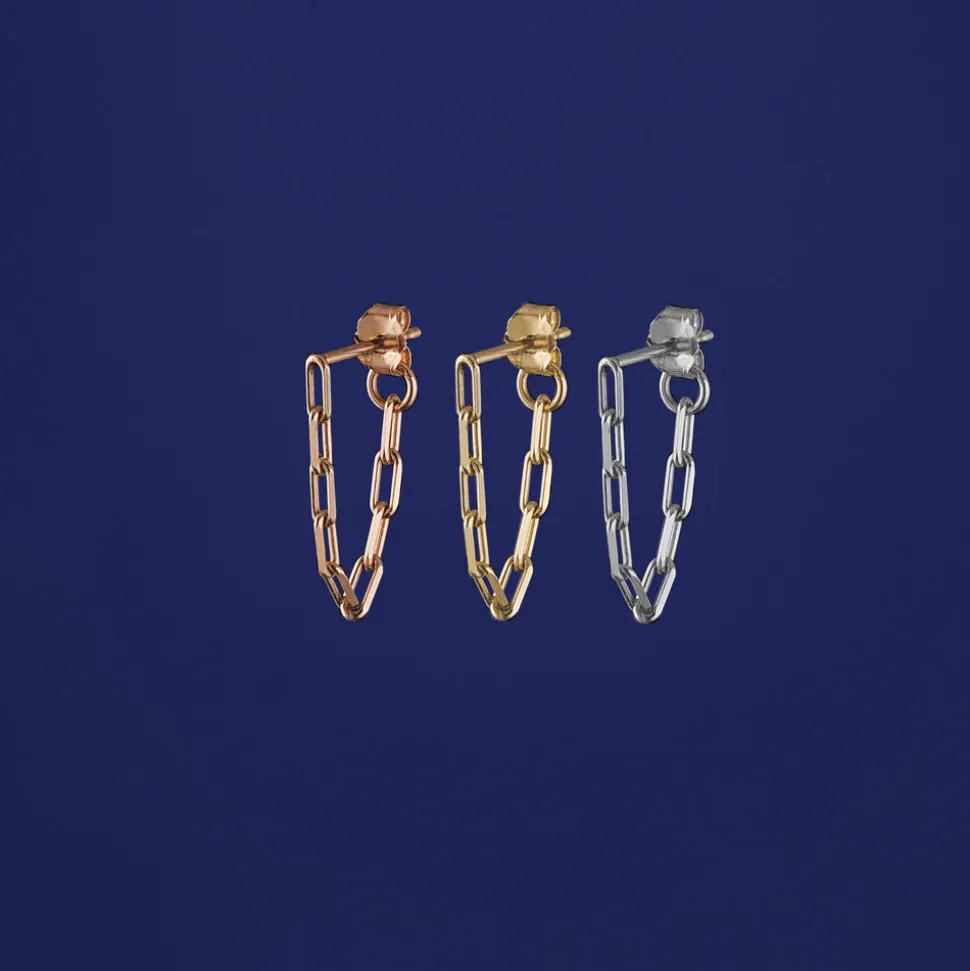 Butch Chain Loop Earring