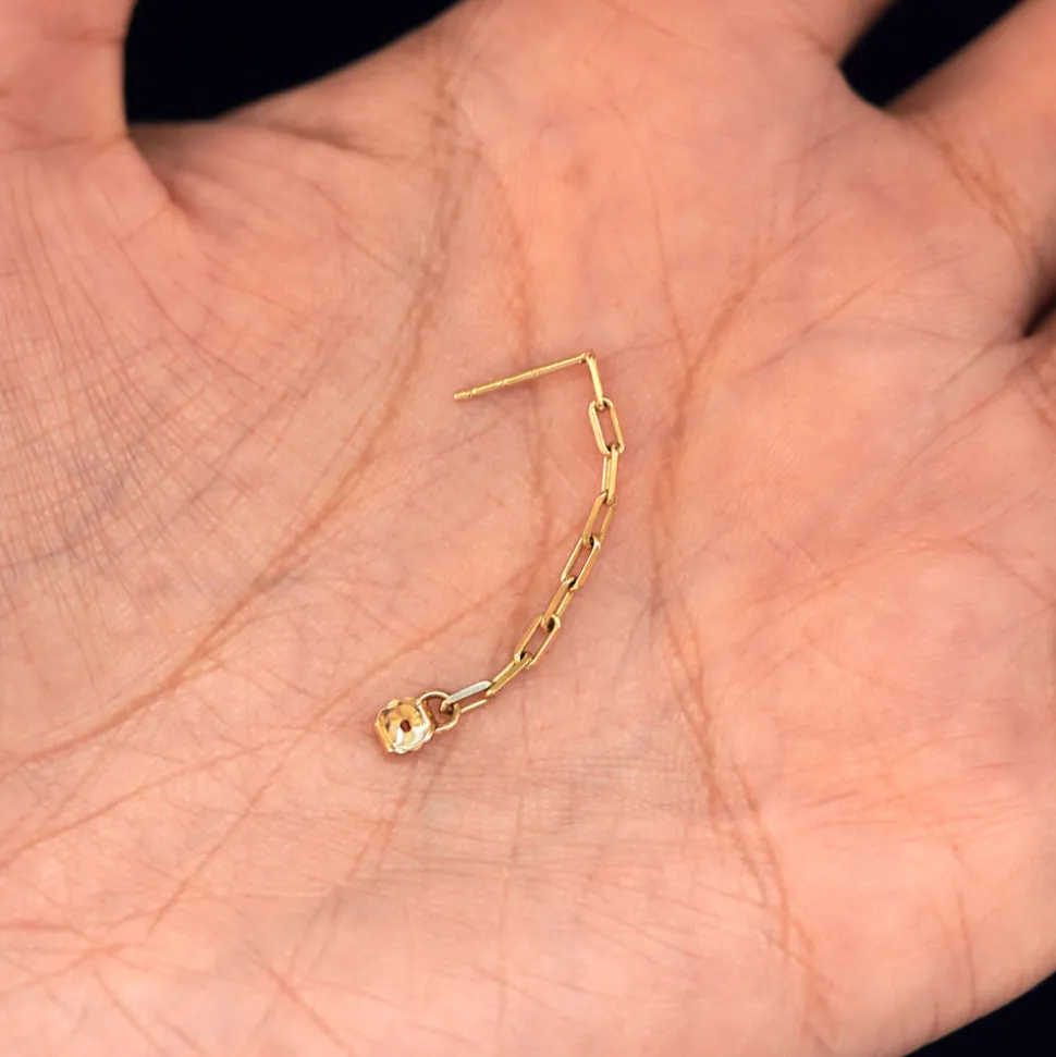 Butch Chain Loop Earring