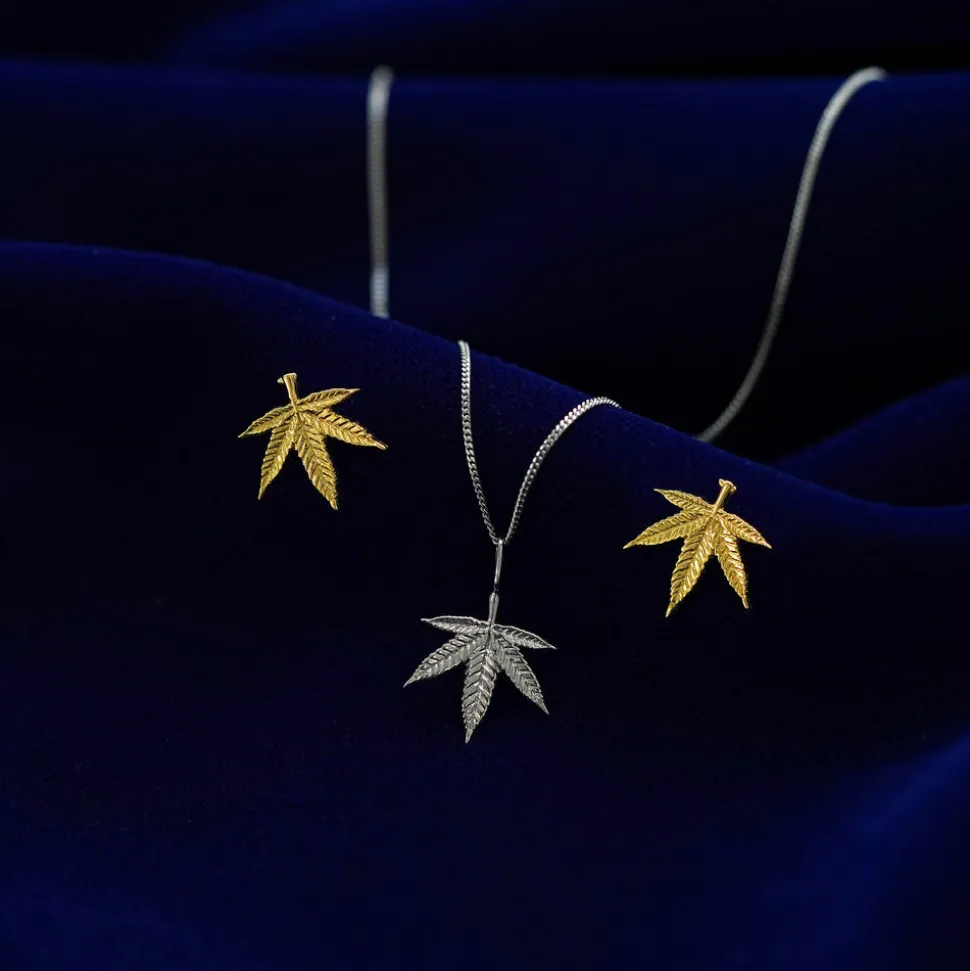 Cannabis Earring