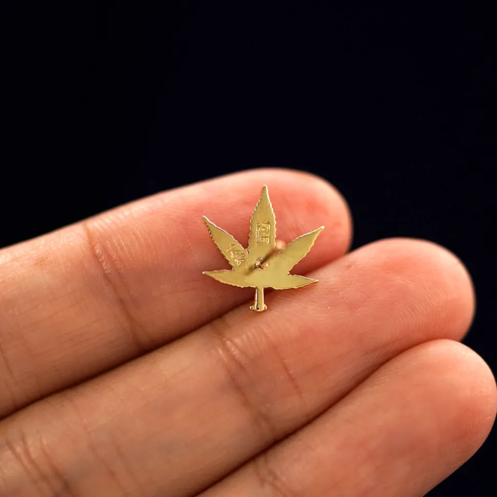 Cannabis Earring