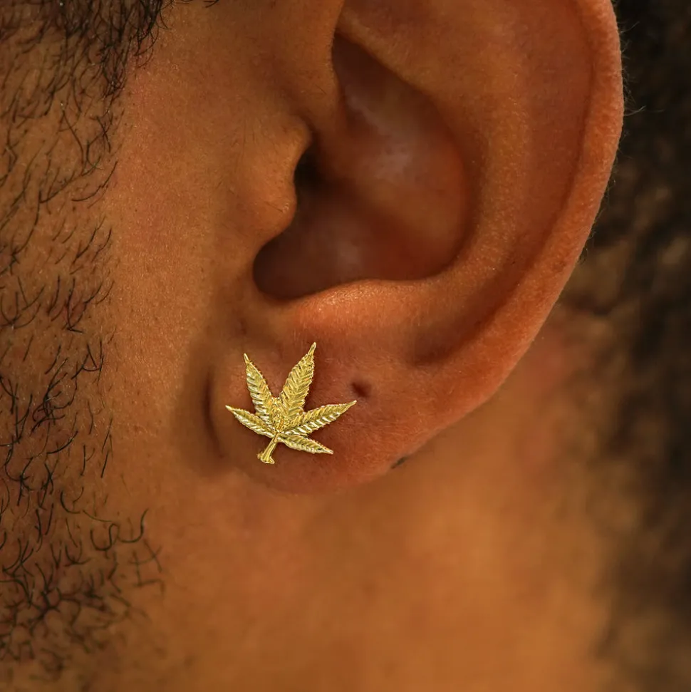 Cannabis Earring
