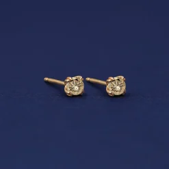 Champagne Diamond Earring