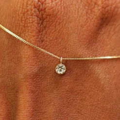 Champagne Diamond Necklace