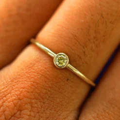Champagne Diamond Ring