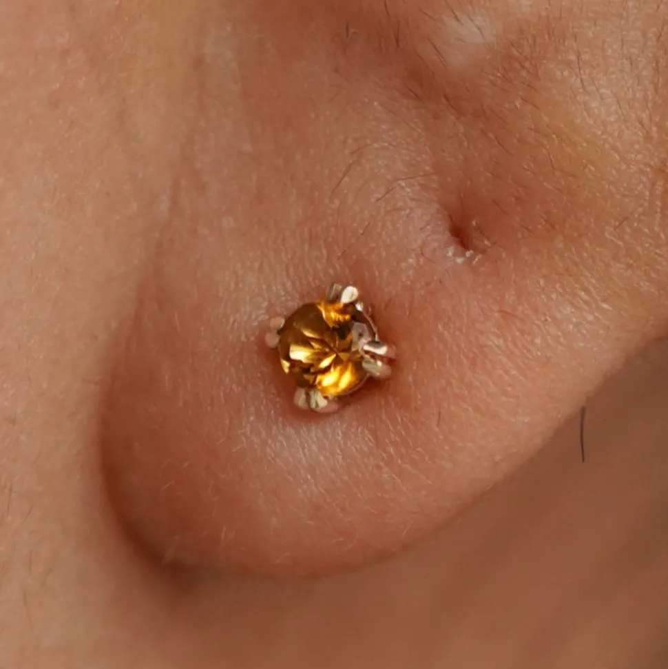 Citrine Earring