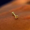 Citrine Flatback Piercing