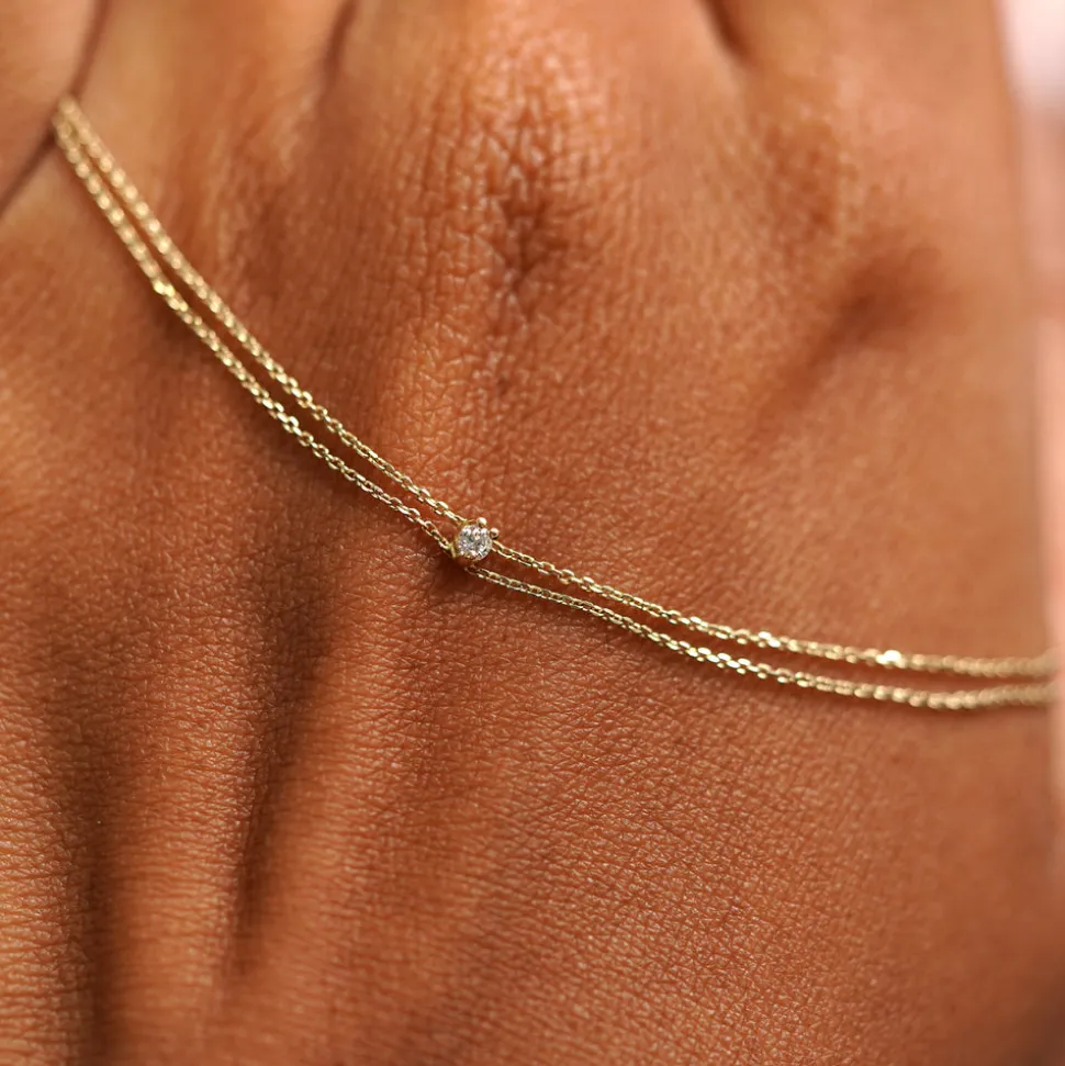 Diamond Cable Bracelet