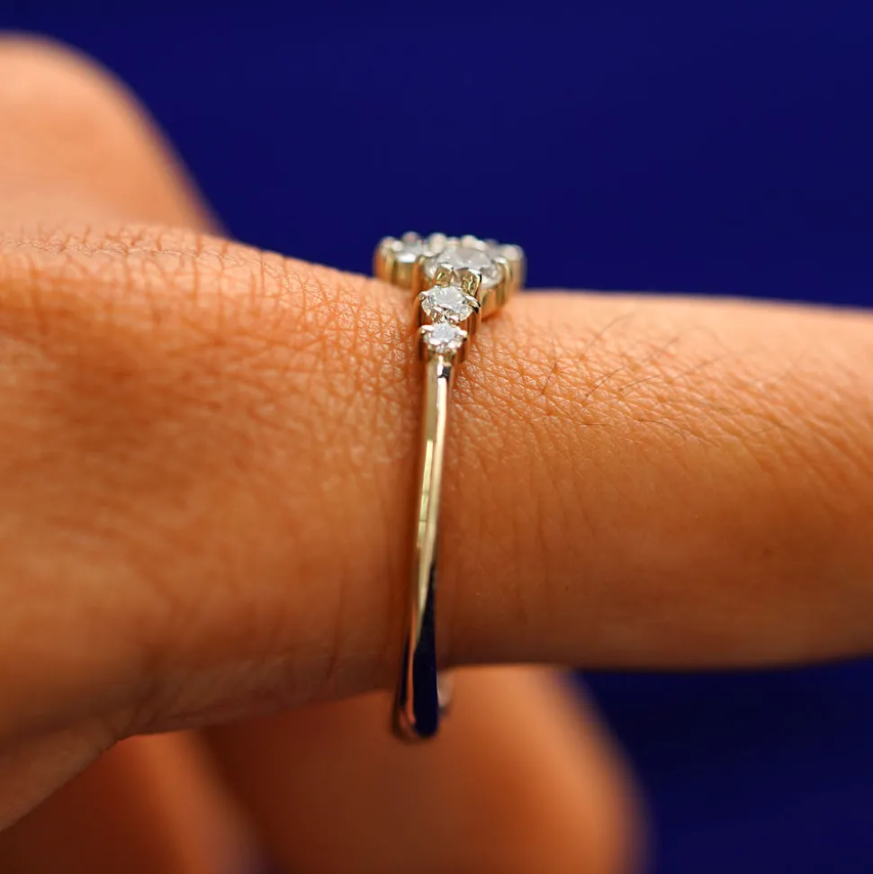 Diamond Cluster Ring