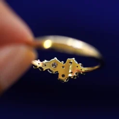 Diamond Cluster Ring