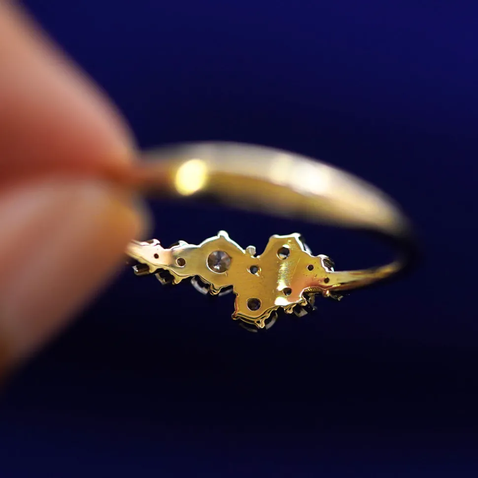 Diamond Cluster Ring