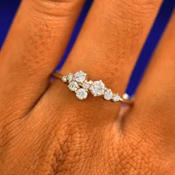 Diamond Cluster Ring