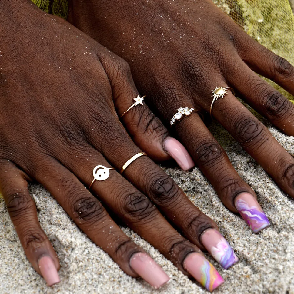 Diamond Cluster Ring