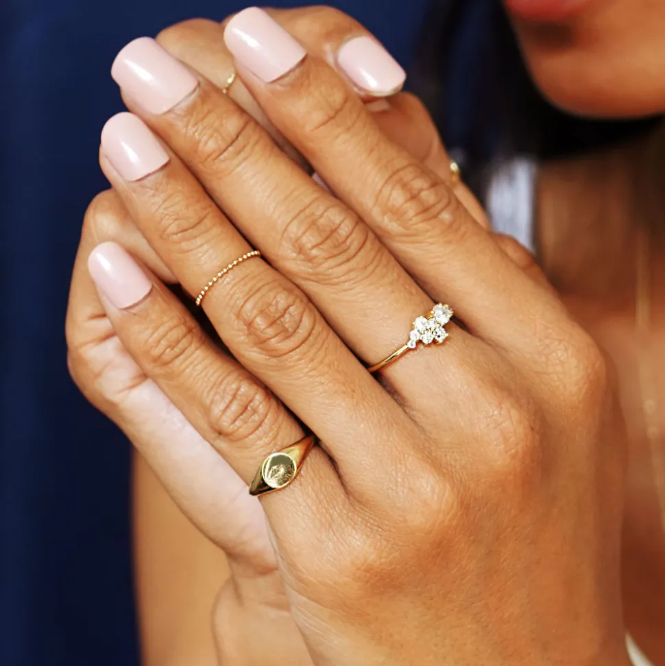 Diamond Cluster Ring