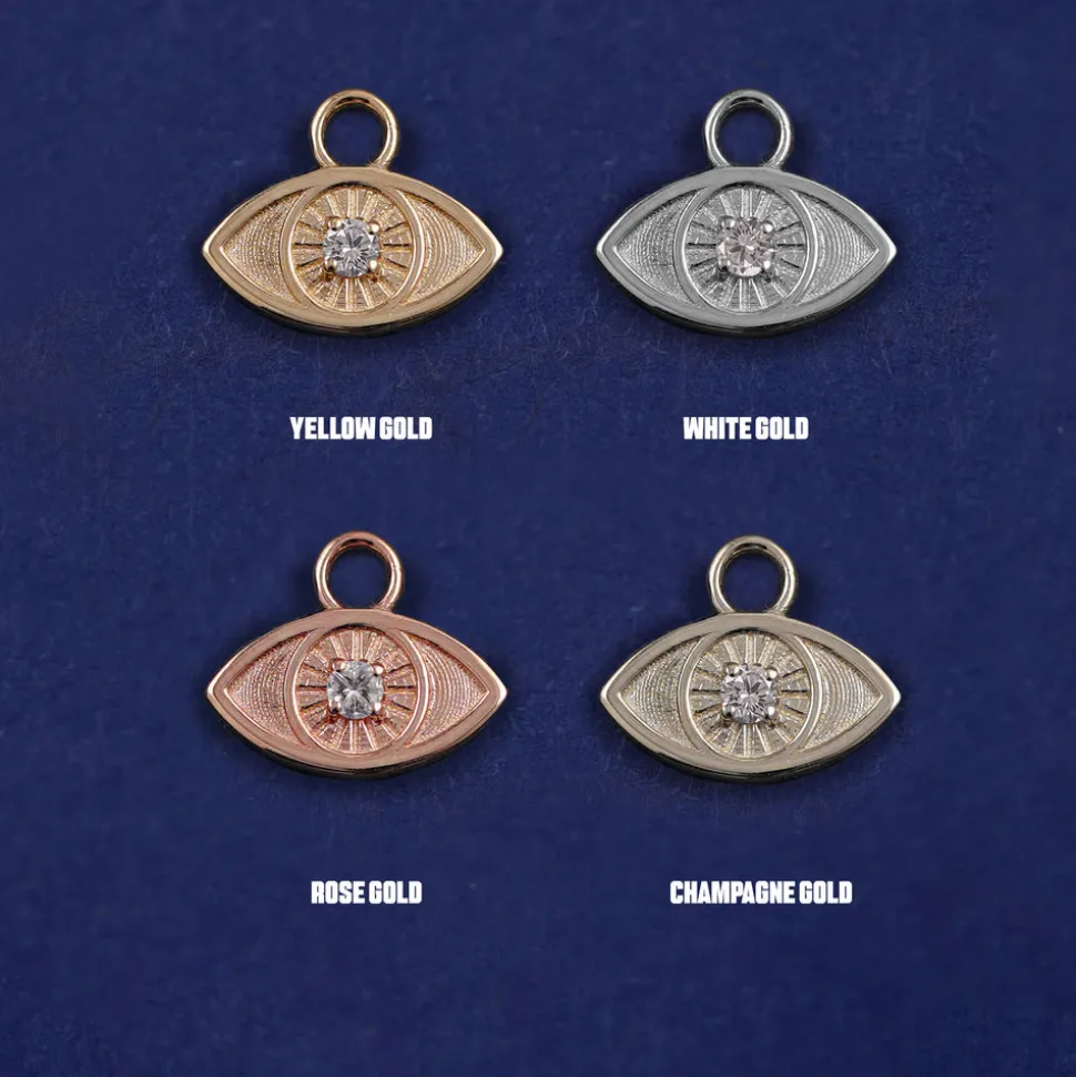 Diamond Evil Eye Charm