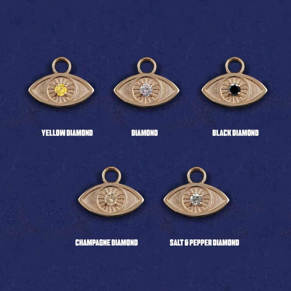 Diamond Evil Eye Charm