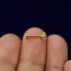 Diamond Flatback Piercing