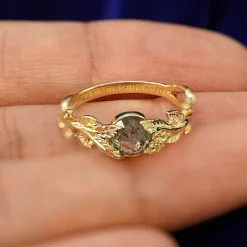 Diamond Leaves Ring