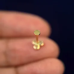 Diamond Trio Flatback Piercing