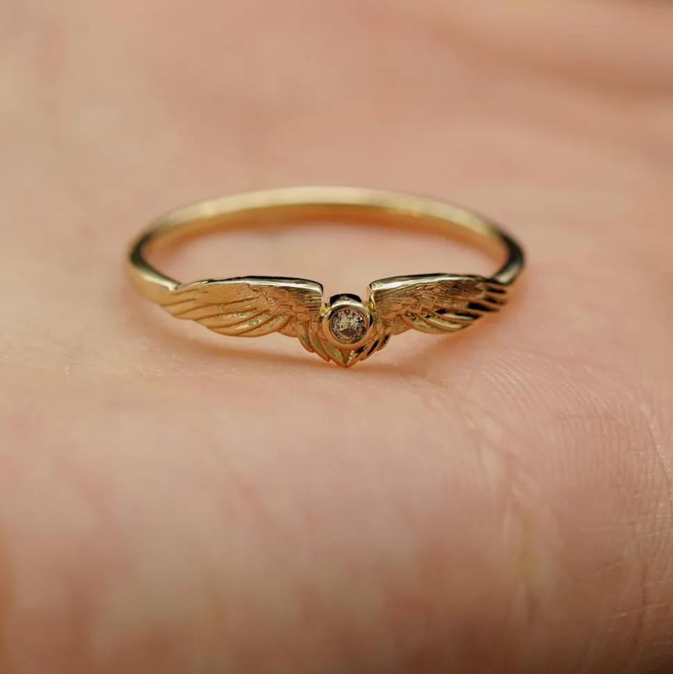 Diamond Wings Ring