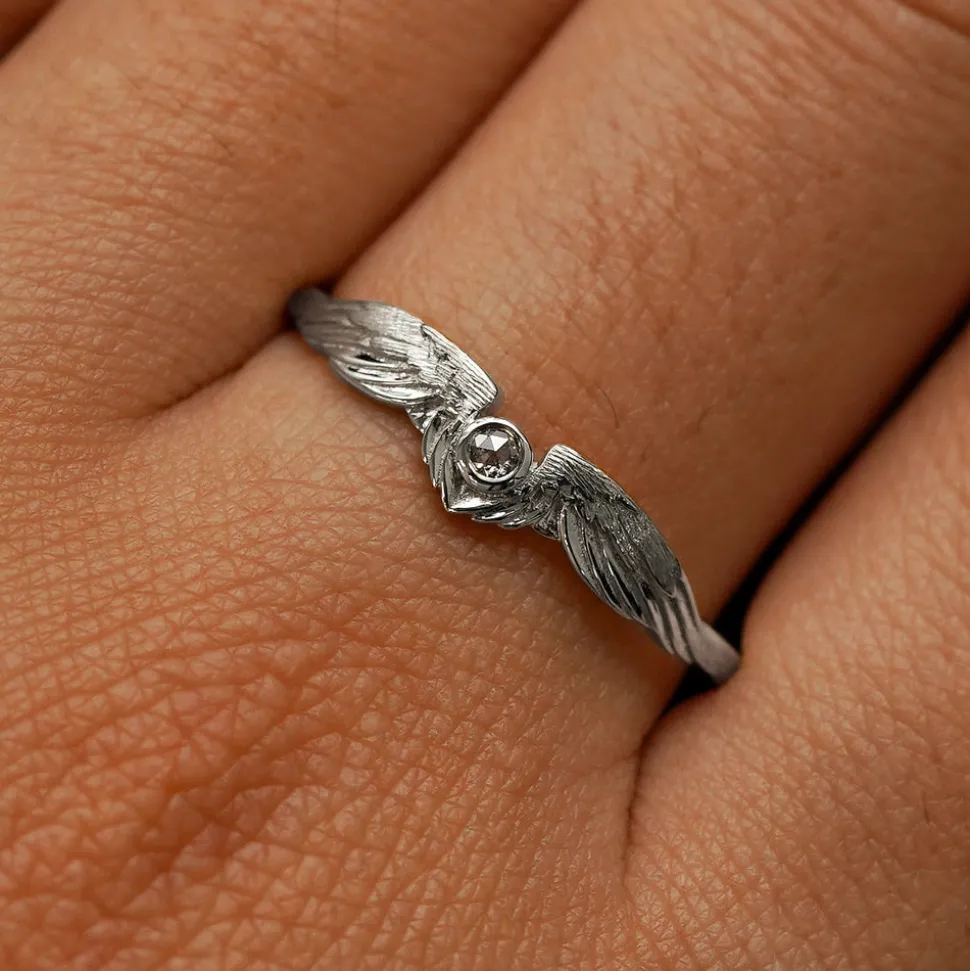 Diamond Wings Ring