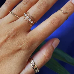 5 Diamonds Ring
