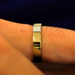 Double Baguette Diamond Band