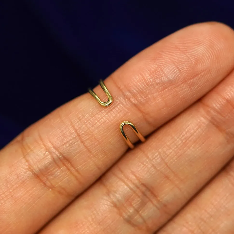 Double Line Toe Ring