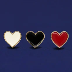 Enamel Heart Earring