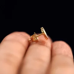 Enamel Heart Earring