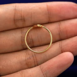 Enamel Heart Ring