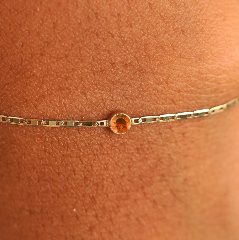 Fire Opal Bracelet