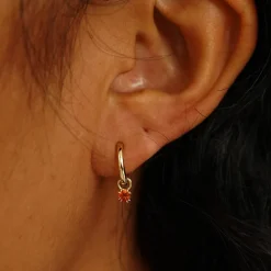 Fire Opal Charm