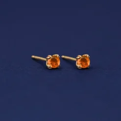 Fire Opal Earring