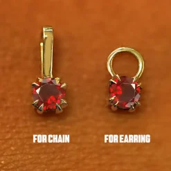 Garnet Charm