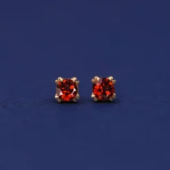 Garnet Earring