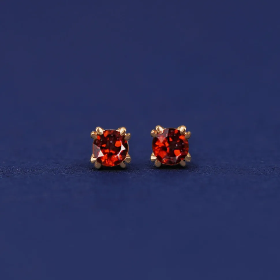 Garnet Earring