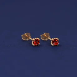 Garnet Earring