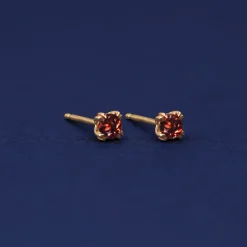 Garnet Earring
