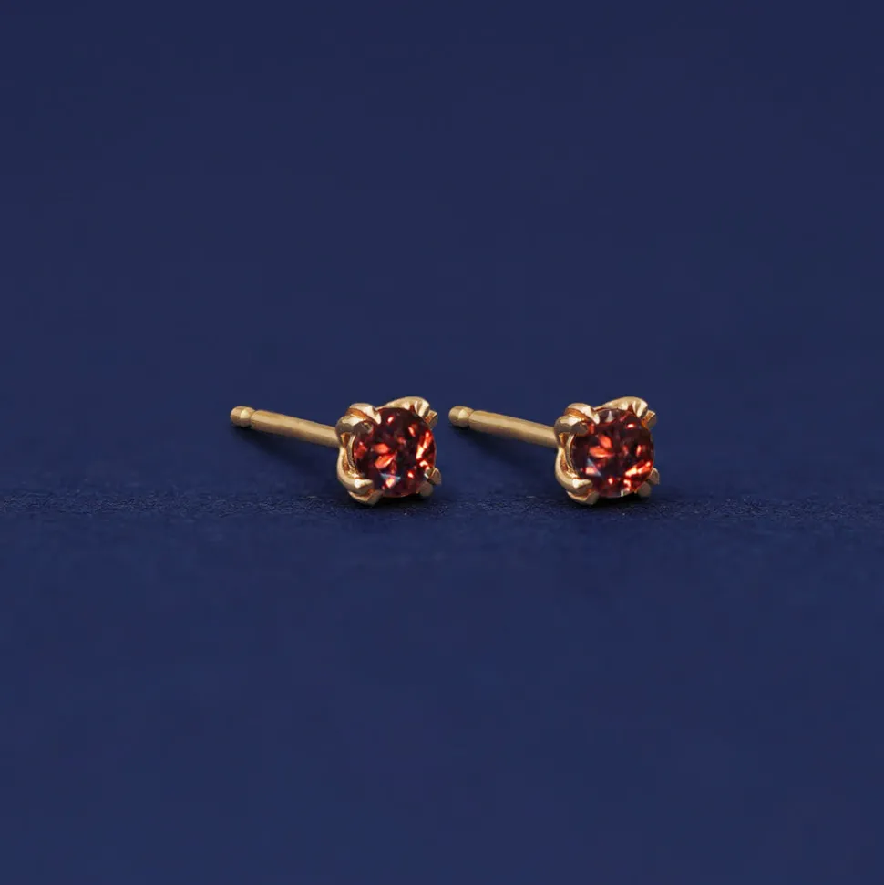 Garnet Earring