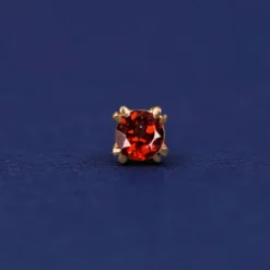 Garnet Flatback Piercing
