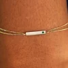 Gemstone Bar Bracelet