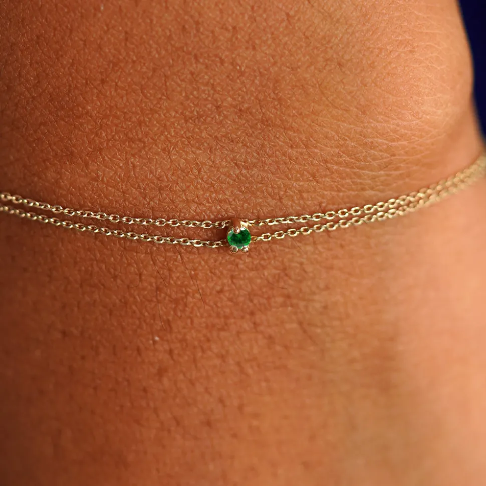 Gemstone Cable Bracelet