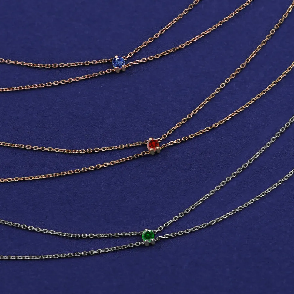 Gemstone Cable Bracelet