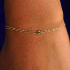 Gemstone Cable Bracelet