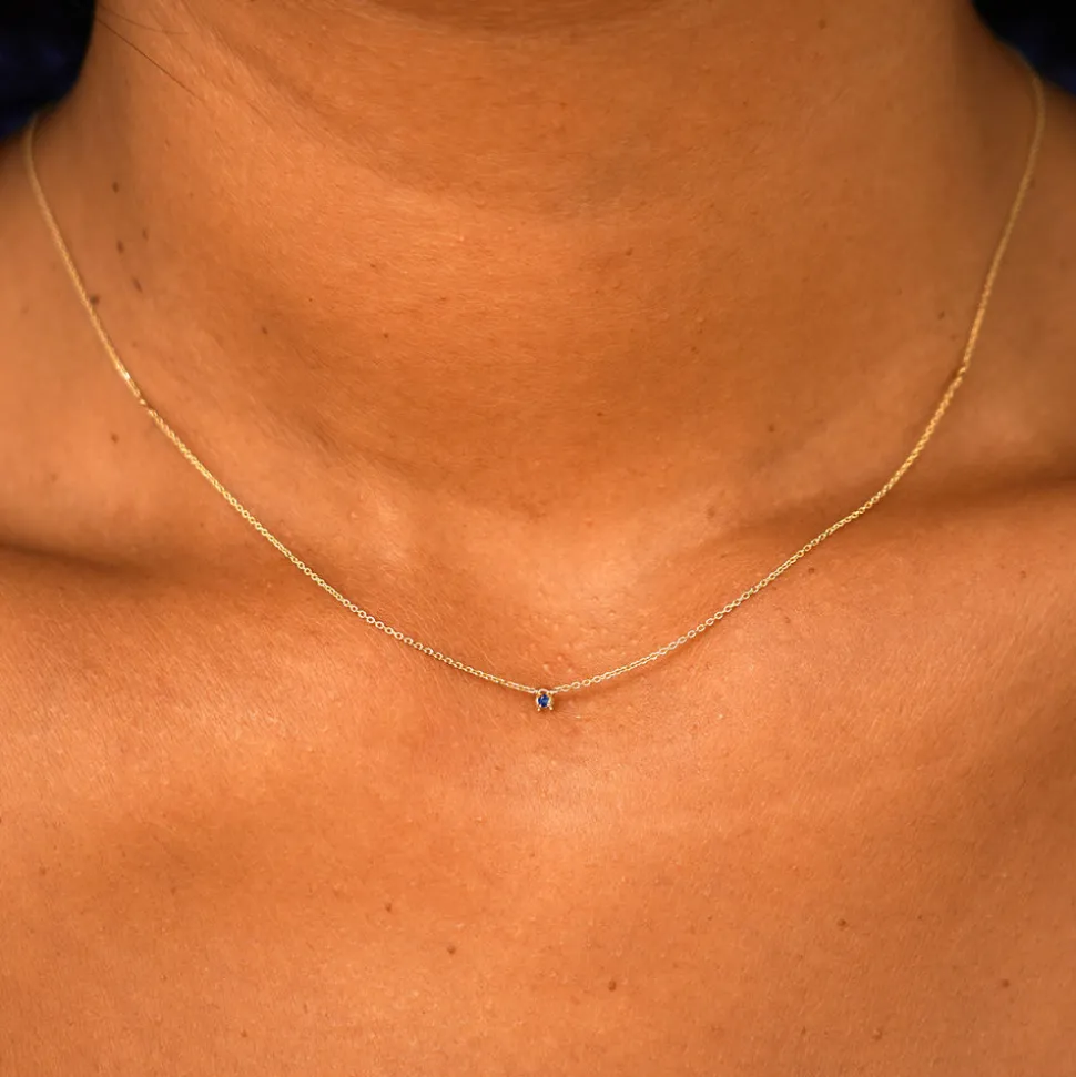 Gemstone Cable Necklace
